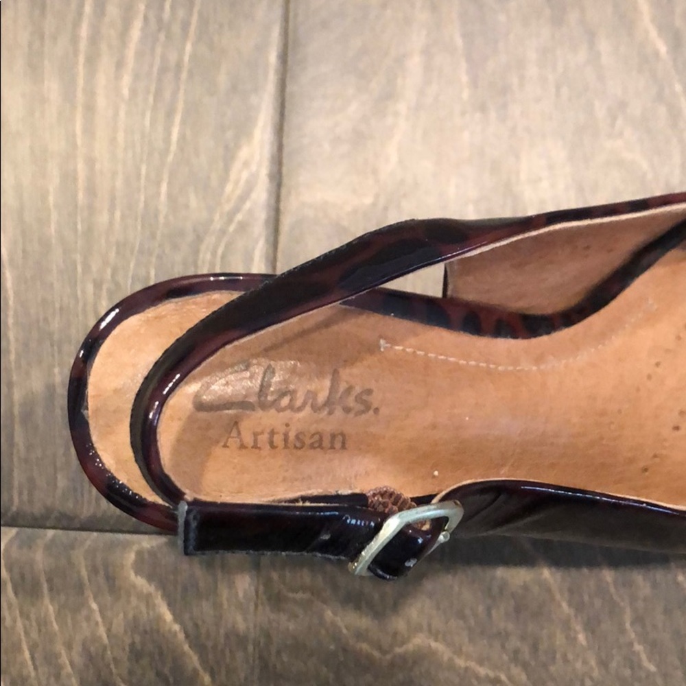 Clark’s Artisan Peep Toe Heels